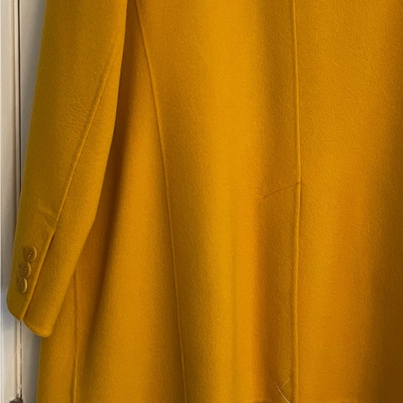 NWOT Talbots Sunflower Yellow Wool Coat Size 18W - Picture 6 of 8